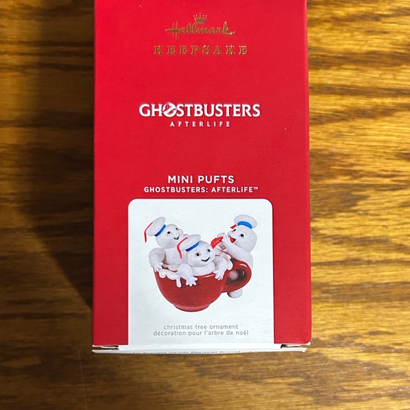 Hallmark Ghostbusters Mini Pufts in Red Cup Ornament - Picture 1 of 6